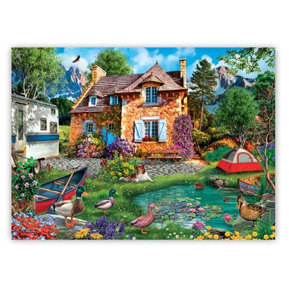 Crown 1000 Pce Landscapes Stone Cottage