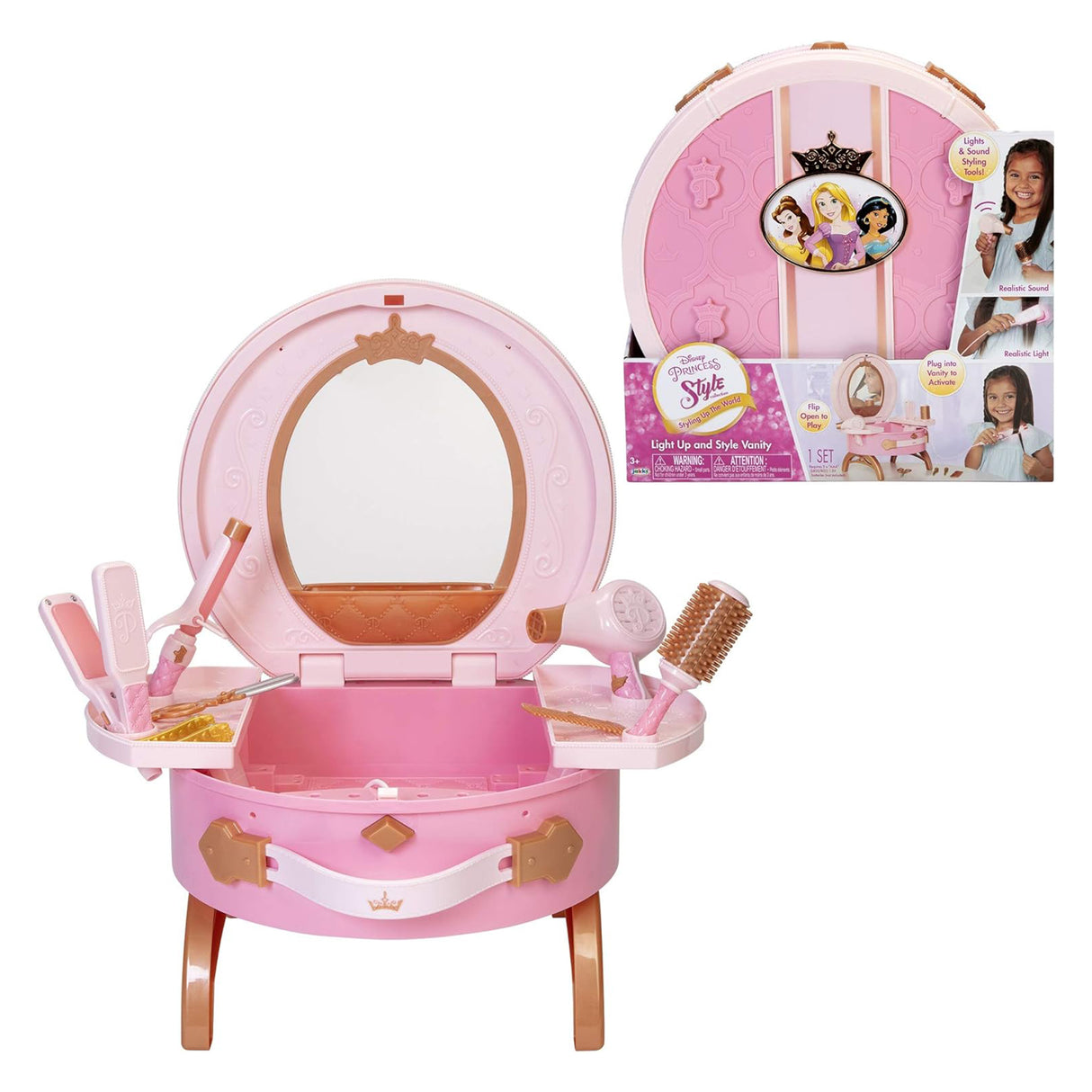 Disney Princess Style Collection Glam N Go Vanity