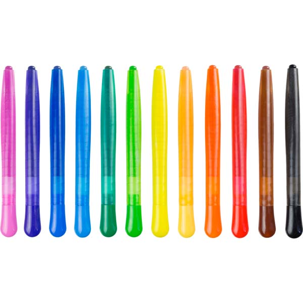 Faber-Castell Junior Triangular Twist Wax Crayons Pack of 12