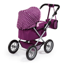 Bayer Trendy Pram Purple with Pink Trim