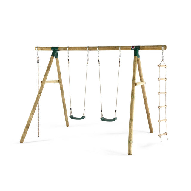 Plum Gibbon Wooden Swing Set