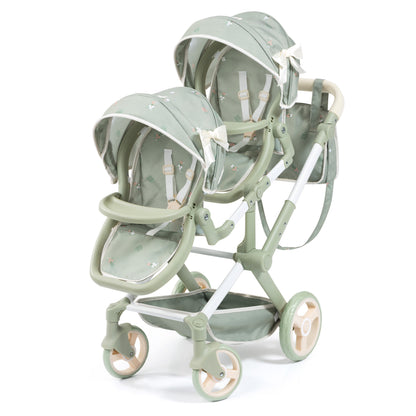 Bayer Xeo Twin Pram Soft Sage Green