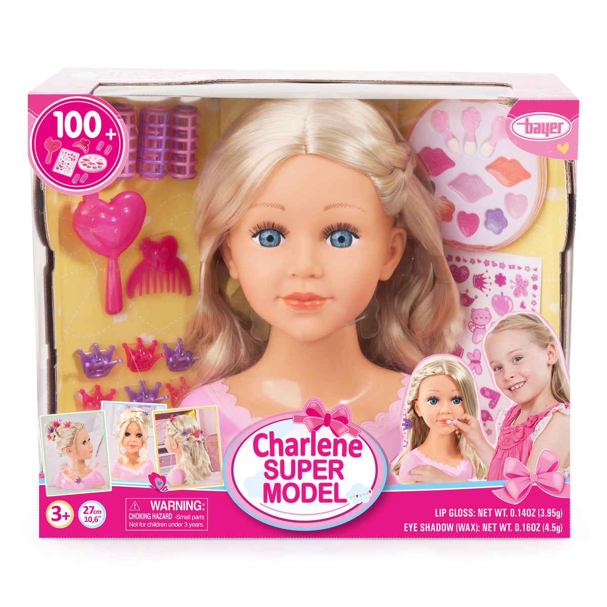 Charlene Super Model styling doll kit in retail box with doll and accessories