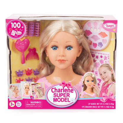 Charlene Super Model styling doll kit in retail box with doll and accessories