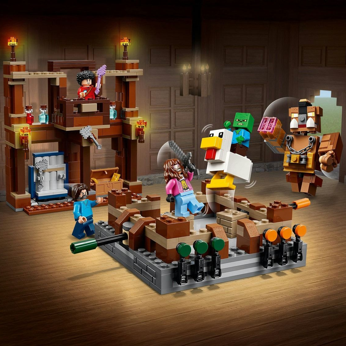 LEGO Minecraft Woodland Mansion Fighting Ring 21272