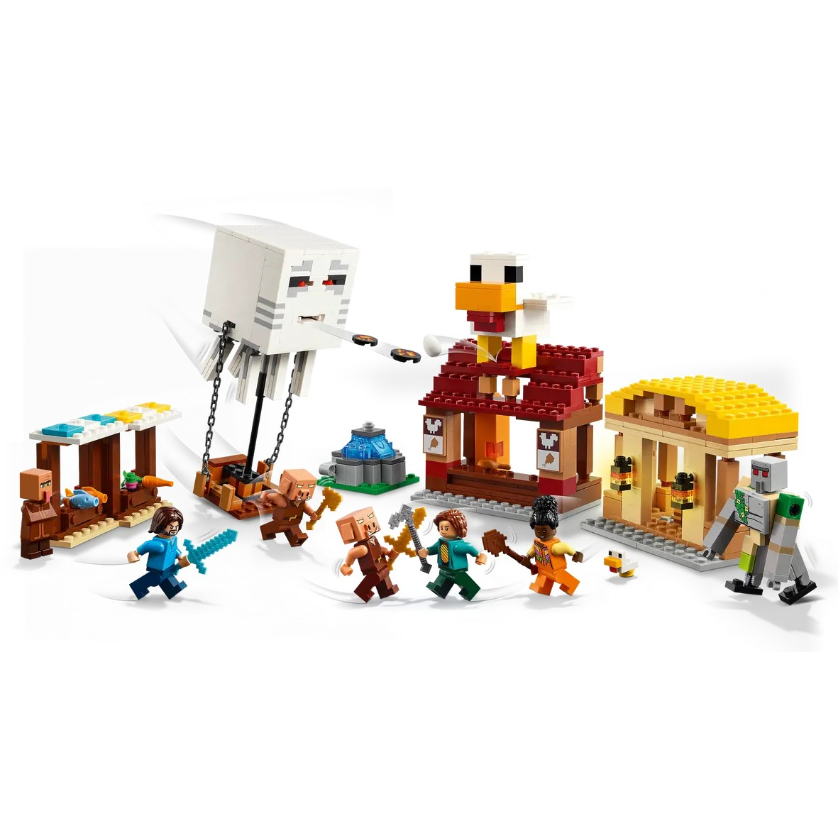 LEGO Minecraft The Ghast Balloon Village Attack 21273