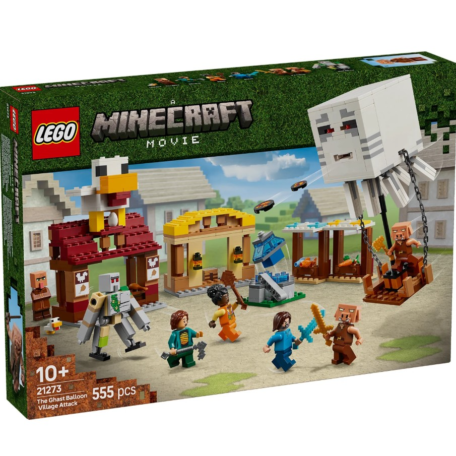 LEGO Minecraft The Ghast Balloon Village Attack 21273