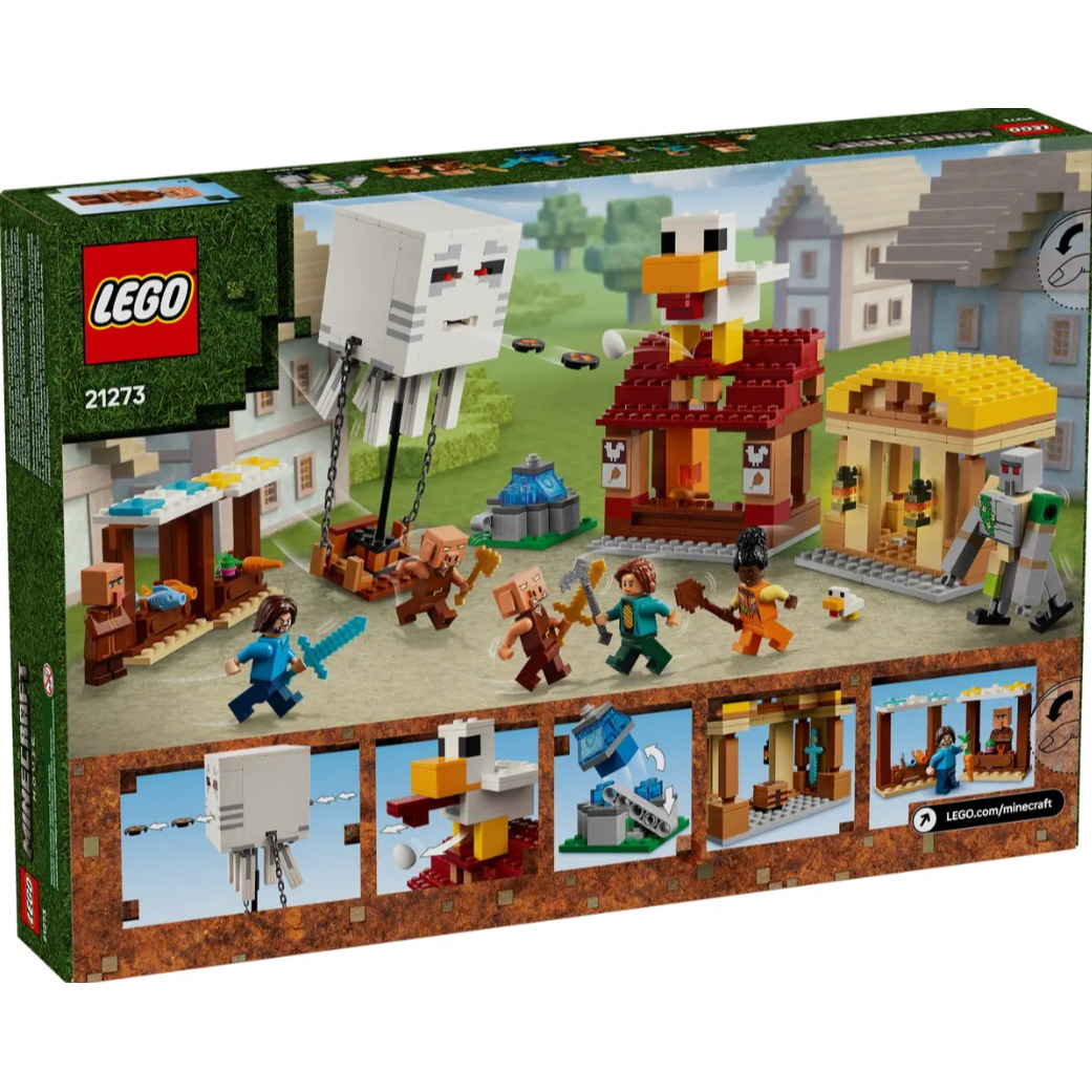 LEGO Minecraft The Ghast Balloon Village Attack 21273