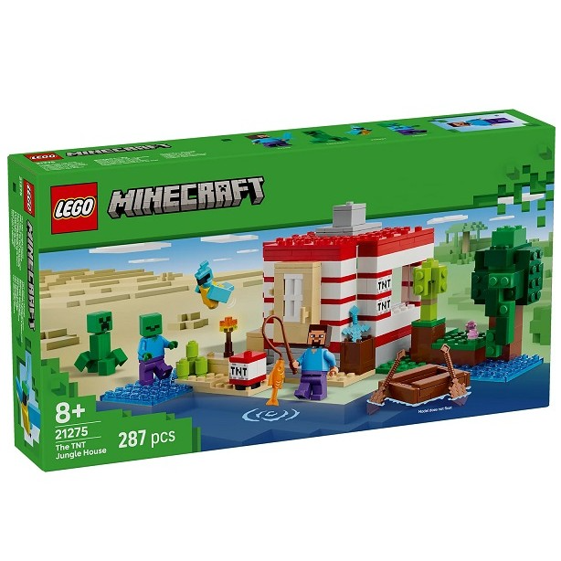 LEGO Minecraft The TNT Jungle House 21275