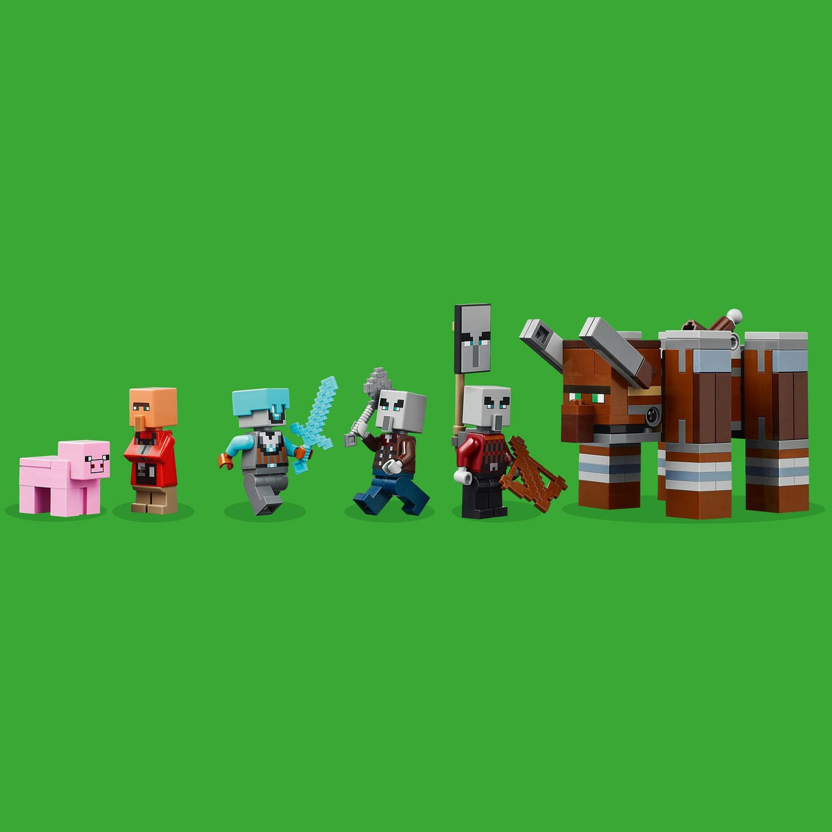 LEGO Minecraft The Pillager Outpost and Ravager 21278