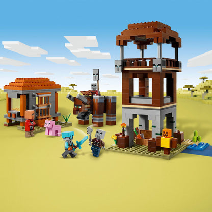 LEGO Minecraft The Pillager Outpost and Ravager 21278