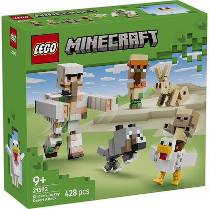 LEGO Minecraft Chicken Jockey Desert Attack 21592