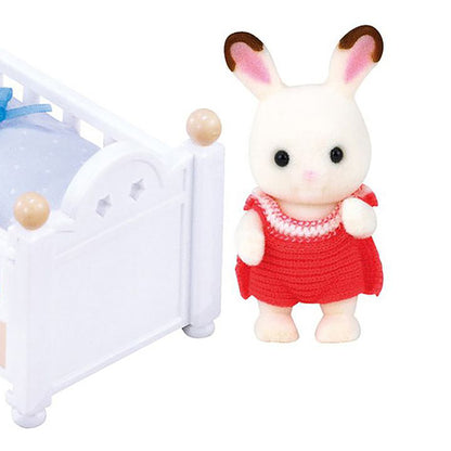 Sylvanian Families Chocolate Rabbit Baby Set