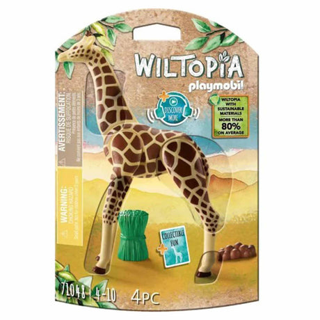 Playmobil Wiltopia Giraffe Animal Toy With Accessories (4 pieces)
