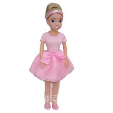 Bambolina Dolls 80cm Fashion Doll Ballerina in Pink Dress