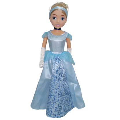 Bambolina Dolls 80cm Fashion Doll Cinderella in Pale Blue Dress