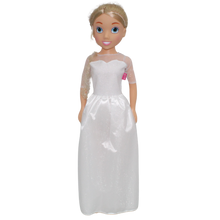 Bambolina Dolls 80cm Fashion Doll Bride in White Dress