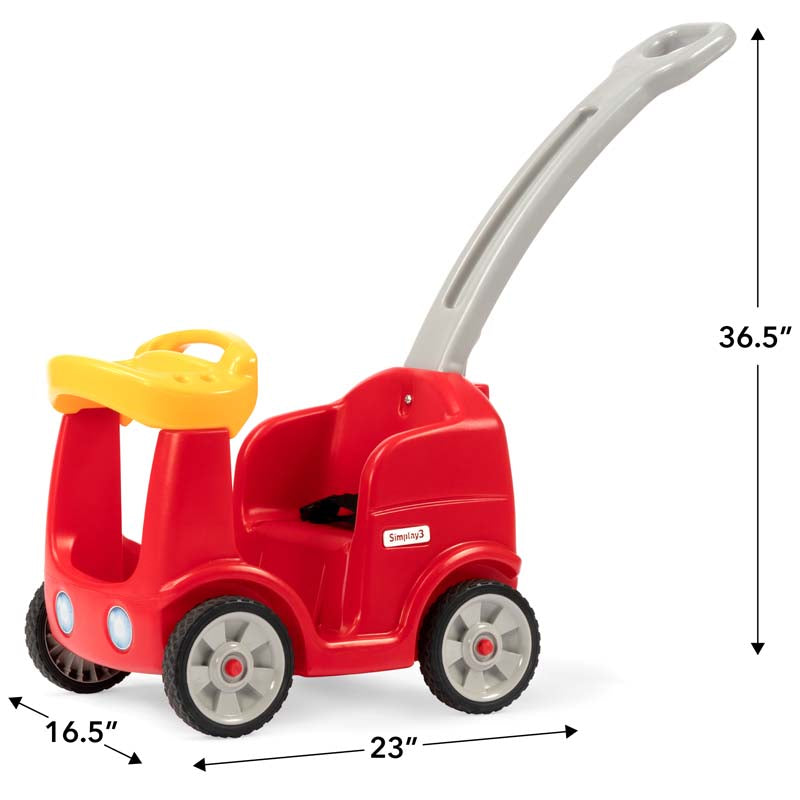 Simplay 3 Roll and Stroll Quiet Ride Push Car