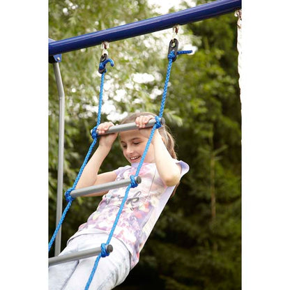 Plum 8 station Multiplay  Swings Set with bounce and slide