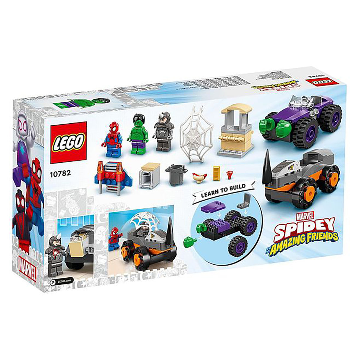 LEGO Spidey Hulk Vs. Rhino Truck Showdown 10782 (110 pieces)