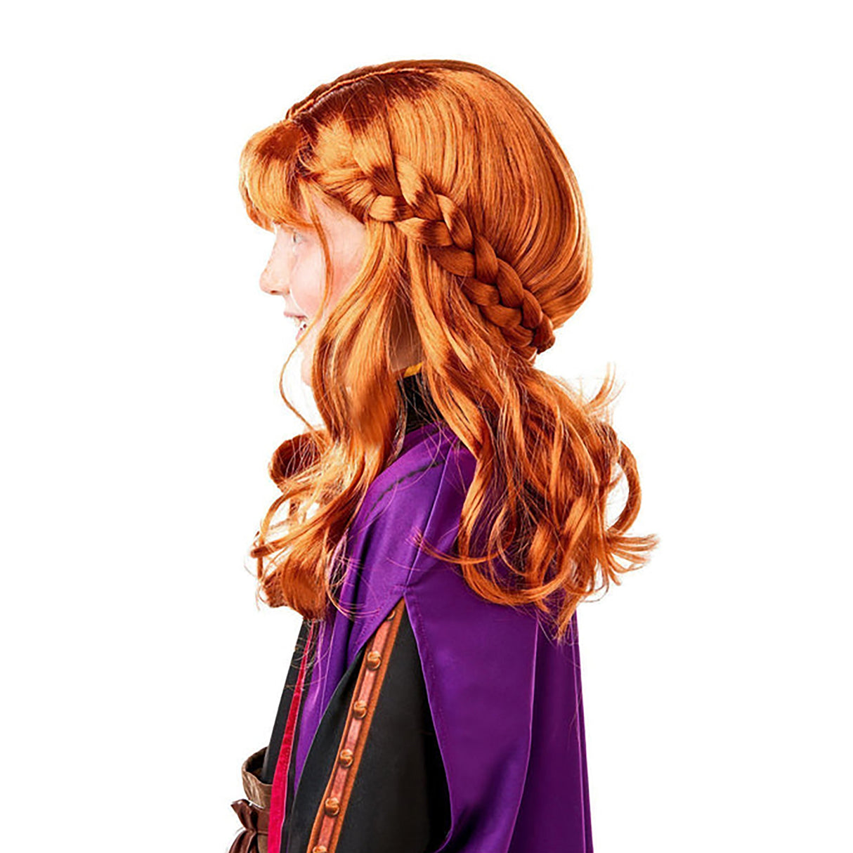 Rubies Anna Disney Frozen II Child's Costume Wig, Copper