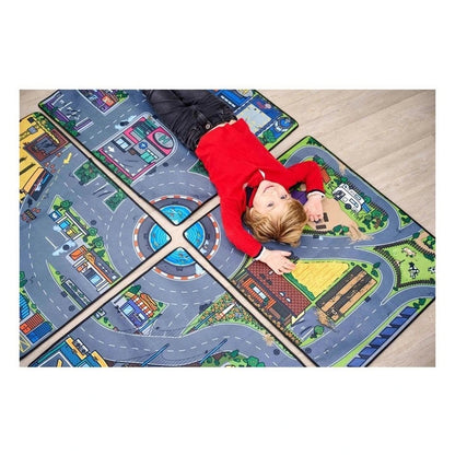 Micro World Playcarpet 70X80cm Mercedes Rosenbauer