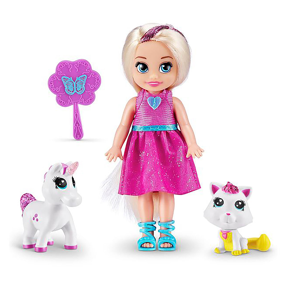 Sparkle Girlz Doll with Pets (4.7 inches)