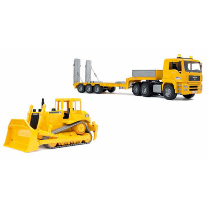 Bruder MAN TGA Low Loader With Cat Bulldozer Limited Edition