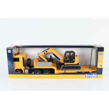 Bruder MAN TGA Low Loader With CAT Mini Excavator Limited Edition