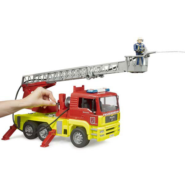 Bruder MAN TGA Fire Engine With Sound & Red Helmet Limited Edition