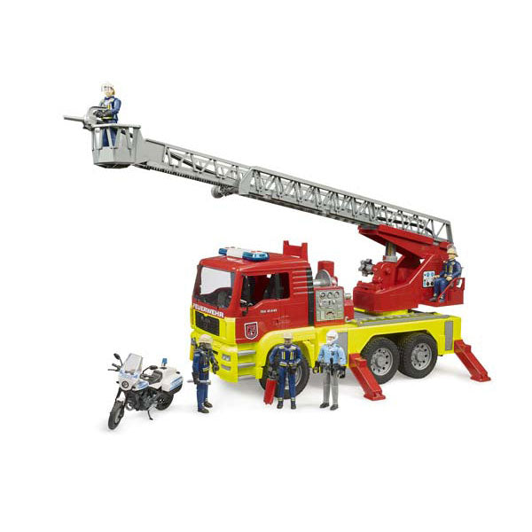 Bruder MAN TGA Fire Engine With Sound & Red Helmet Limited Edition