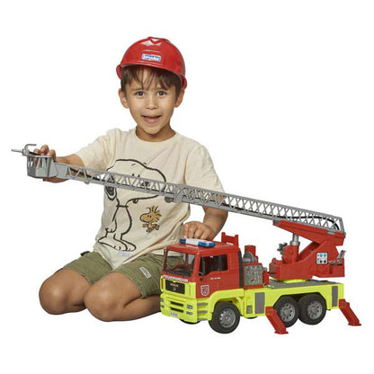 Bruder MAN TGA Fire Engine With Sound & Red Helmet Limited Edition