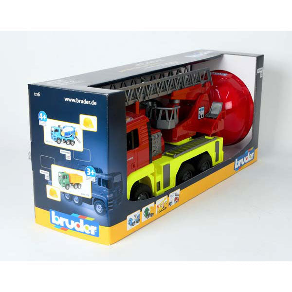 Bruder MAN TGA Fire Engine With Sound & Red Helmet Limited Edition