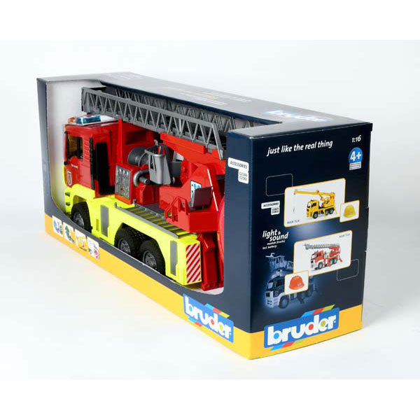 Bruder MAN TGA Fire Engine With Sound & Red Helmet Limited Edition