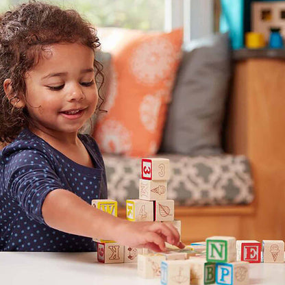 Melissa & Doug Wooden ABC/123 Blocks