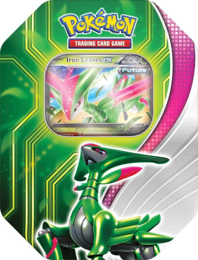 Pokemon TCG Paradox Clash Tin Iron-Leaves