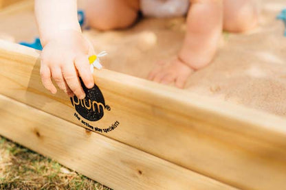 Plum Store-it Wooden Sand Pit