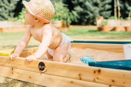 Plum Store-it Wooden Sand Pit