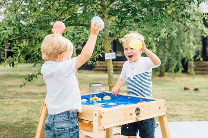 Plum Build  and Splash wooden table