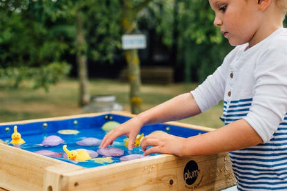 Plum Build  and Splash wooden table