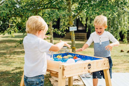 Plum Build  and Splash wooden table