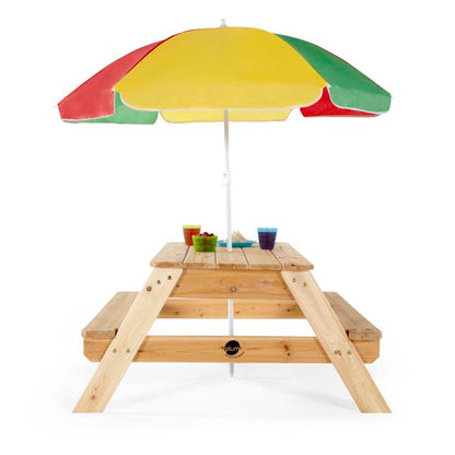 Plum Garden Picnic Table with Umbrella