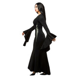 Rubies Morticia Deluxe Adult Costume (Wednesday), Black (Medium)