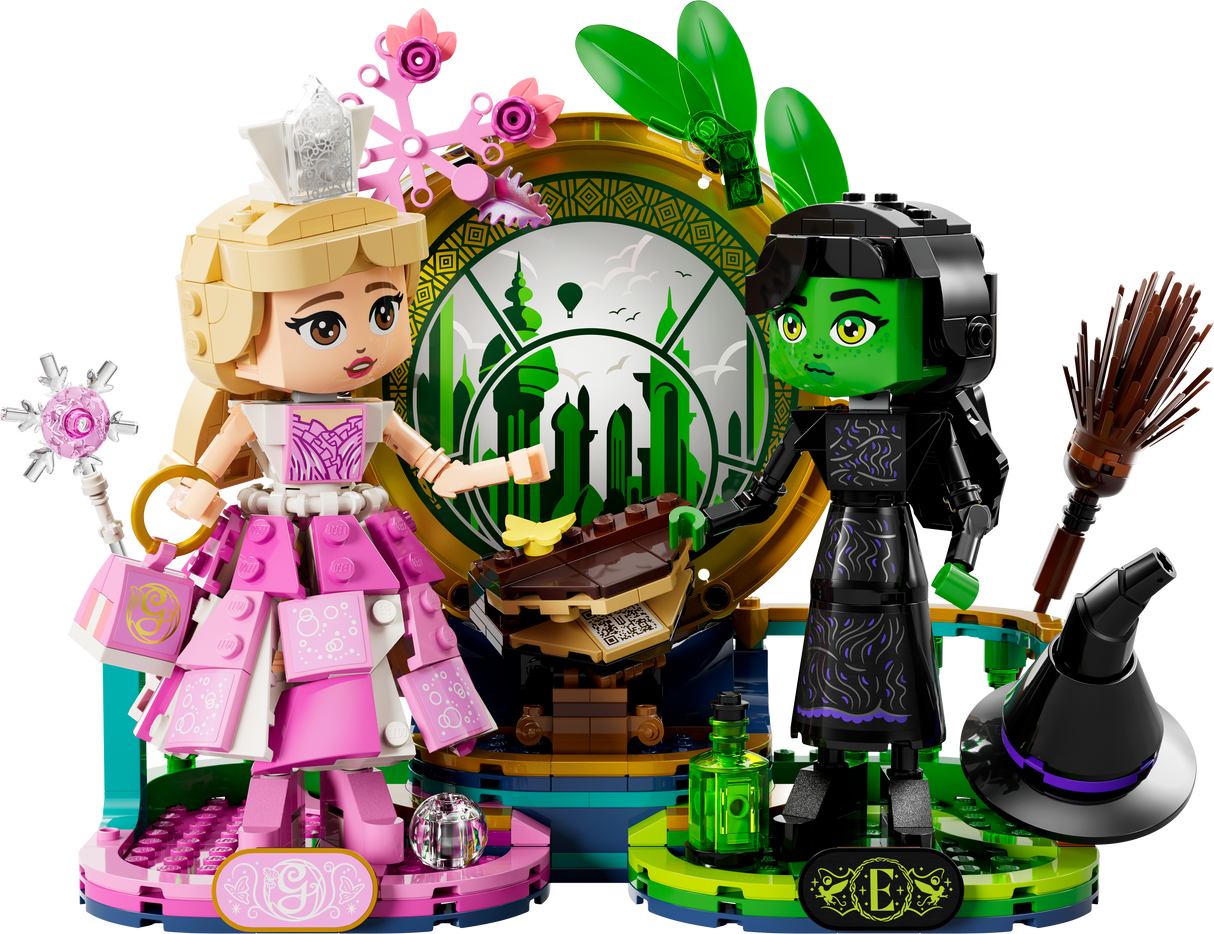 LEGO Wicked Elphaba & Glinda Figures 75682, (558-pieces)