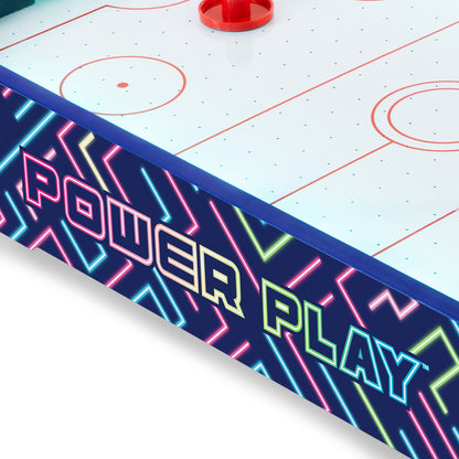 Power Play 20" LED Air Hockey Games Table