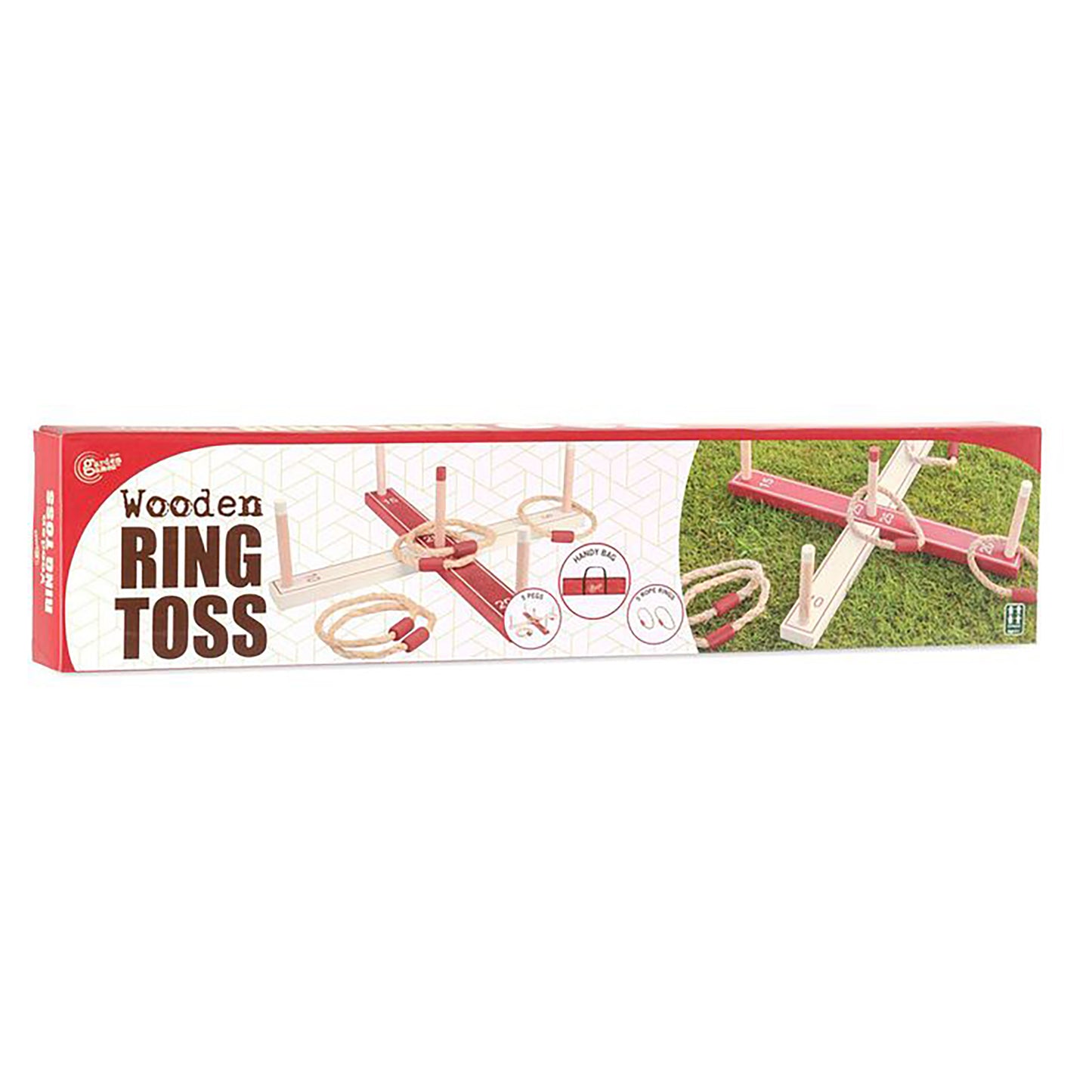 Garden Games Wooden Ring Toss Set