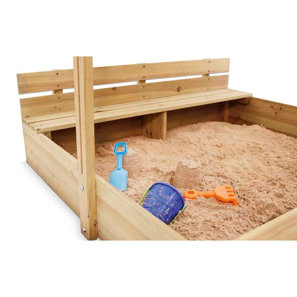 Plum Sandpit with Canopy