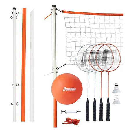 Franklin Sports Starter Badminton & Volleyball Set