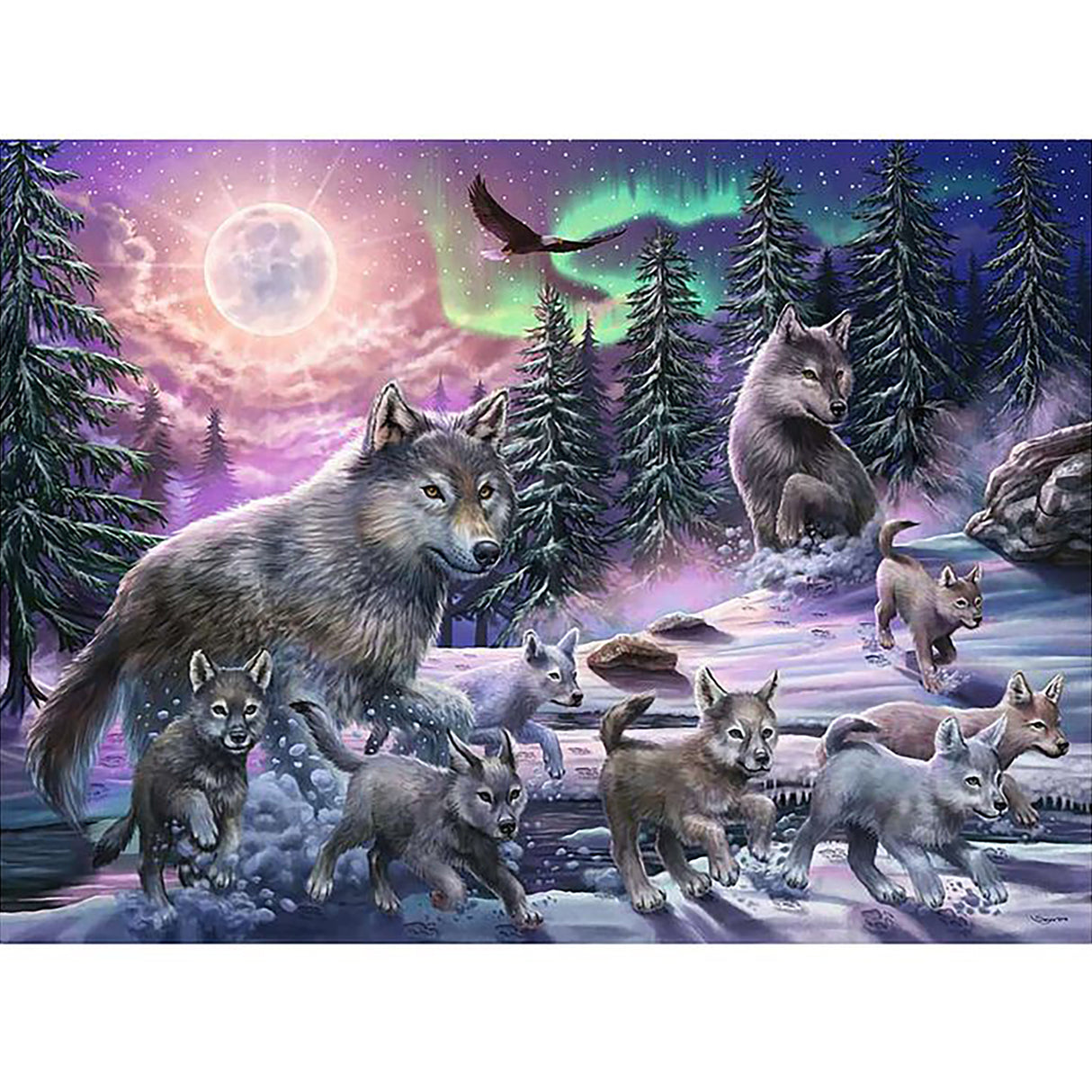 Ravensburger Northern Wolves Jigsaw Puzzle (150 pieces)