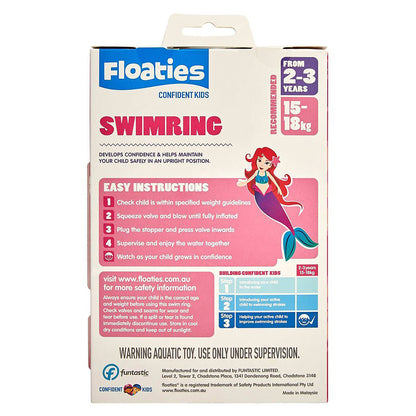 Floaties Swim Ring, Pink (Small)